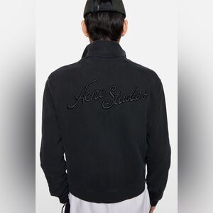 ACNE Studios ZIP-UP SWEATSHIRT Deep Blue $ 700 NEW